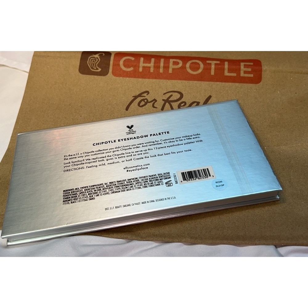 ELF Cosmetics Make Up X Chipotle Mexican Grill Eyeshadow Palette LIMITED NEW - Picture 3 of 5